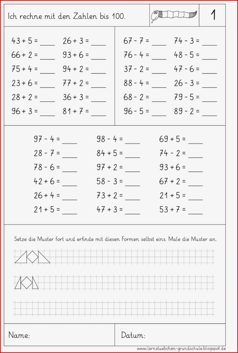 Übungsblätter Mathe 2 Klasse Zum Ausdrucken Kinderbilder