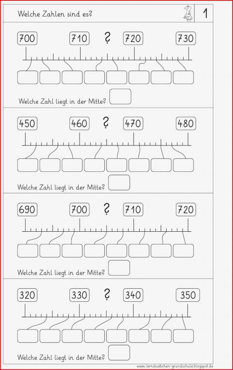 übungsblätter Mathe Klasse 5 Zahlenstrahl übungsblätter