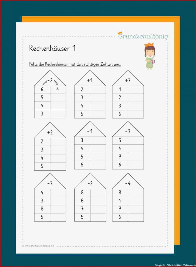 Übungsblätter Mathematik 1 Klasse Volksschule Zum