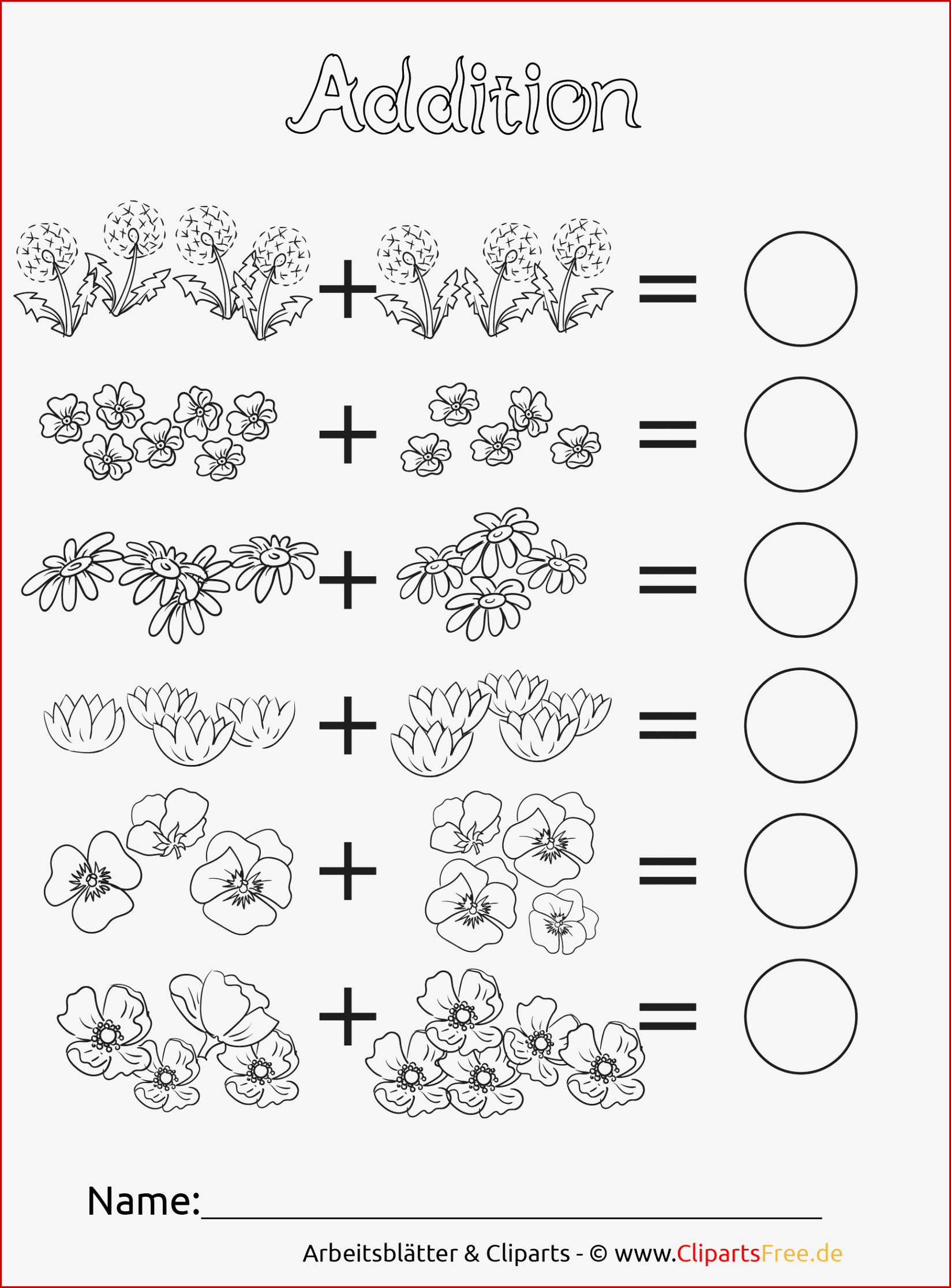 Übungsblätter Mathematik 1 Klasse Volksschule Zum