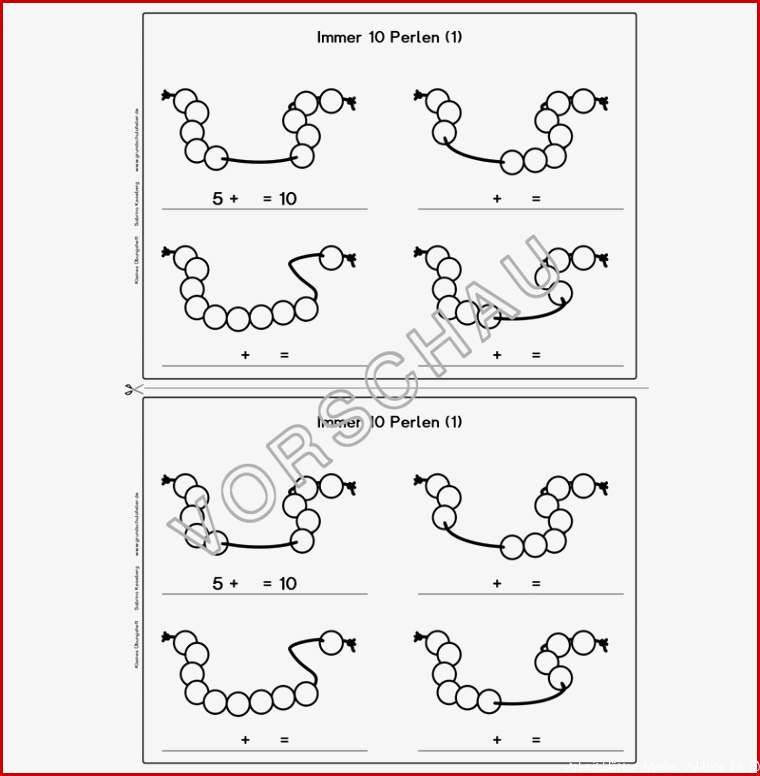 Übungsheft Addition bis 10 Klasse 1