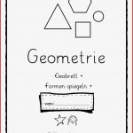 Übungsheft Geometrie Geobrett Und formen Spiegeln