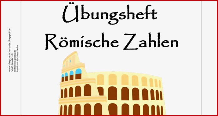 Übungsheft Röm Zahlen Pdf