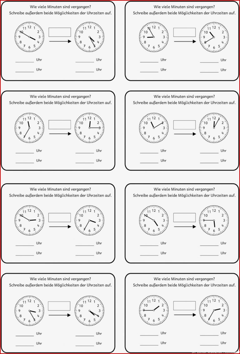 Uhr Lernen 3 Klasse Arbeitsblätter Kostenlos Worksheets