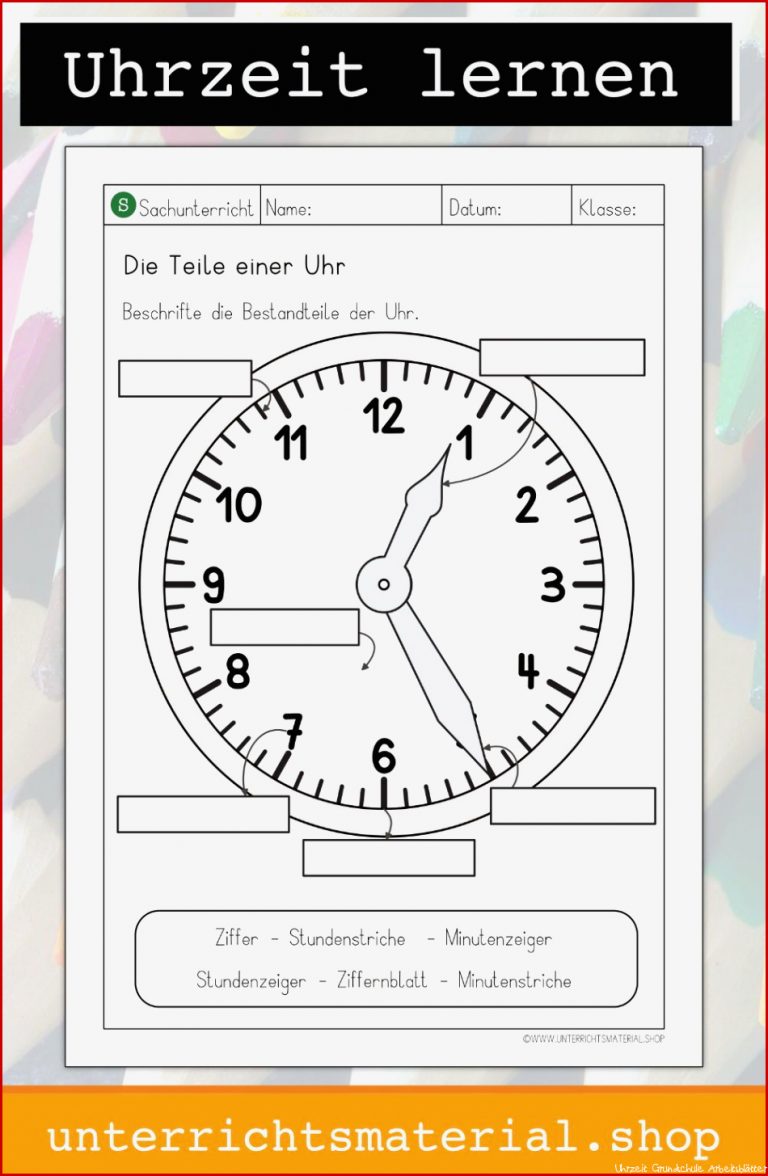 Uhrzeit Lernen
