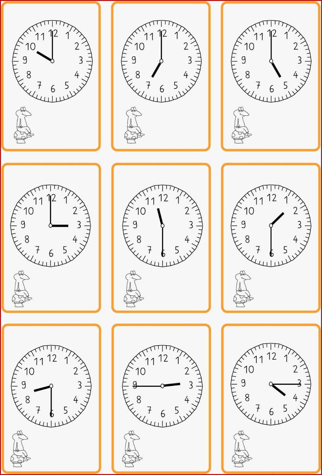 Uhrzeit Lernen Uhrzeit Grundschule Mathelehrer