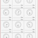 Uhrzeiten Ablesen Halbe Stunden