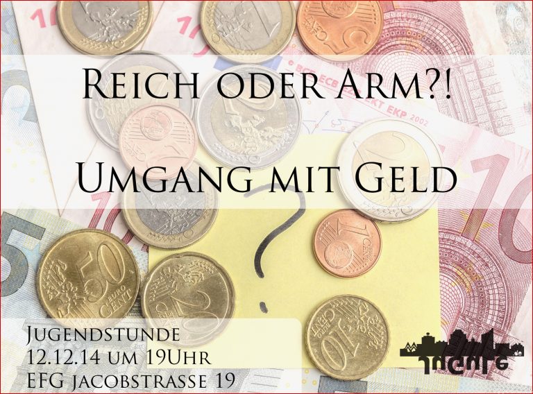 Umgang mit Geld JUGULE · Junge Christen in Leipzig