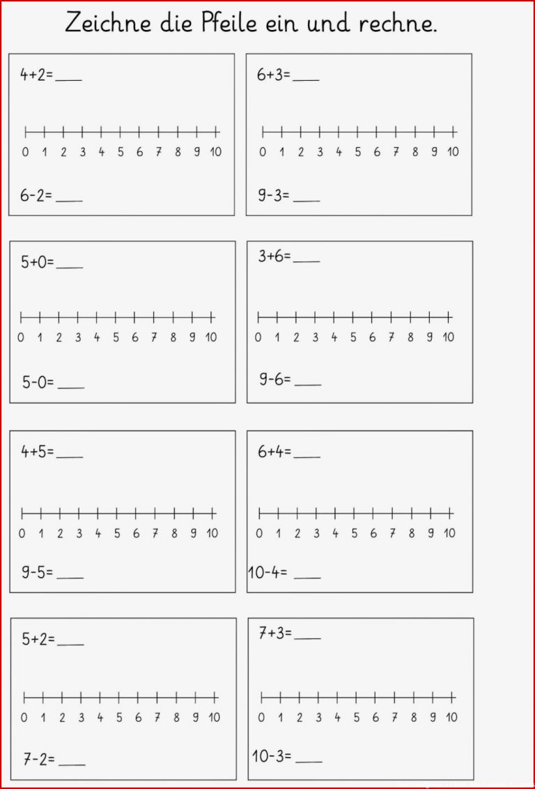 Umkehraufgaben 1 Klasse Arbeitsblätter Kostenlos Worksheets