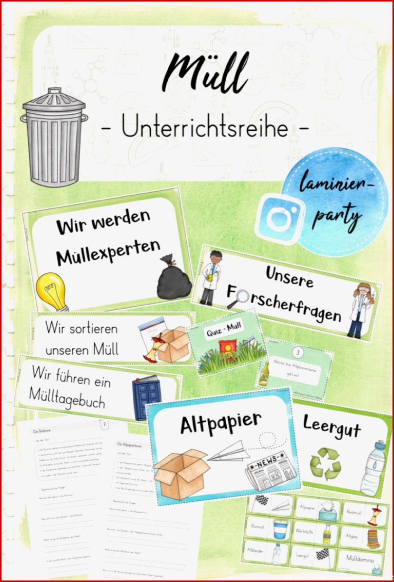 Umwelterziehung Grundschule Unterrichtsmaterial James