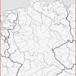 Unbeschriftete Deutschlandkarte