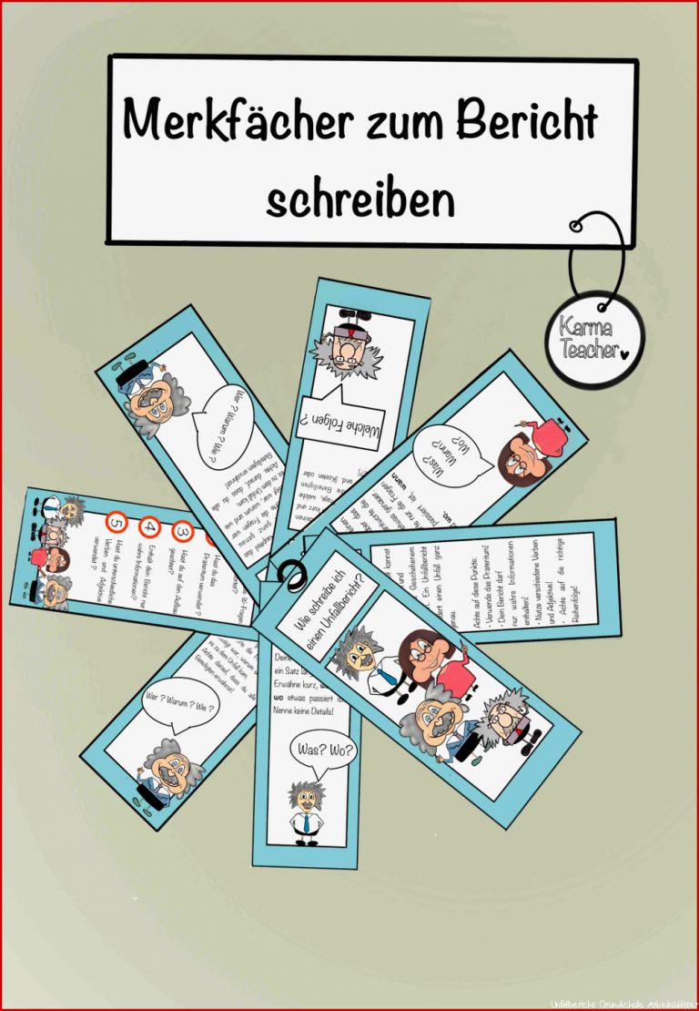 Unfallbericht Grundschule Arbeitsblätter Worksheets