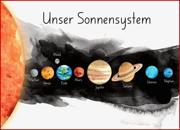 Unser Solarsytem – Unterrichtsmaterial im Fach