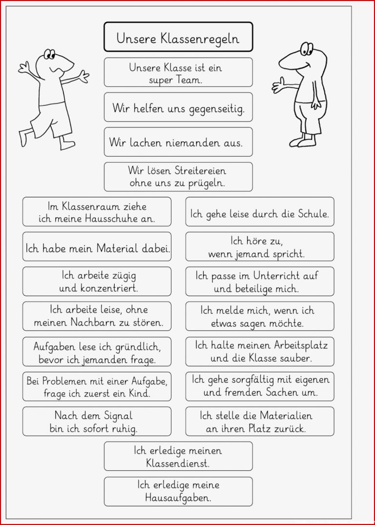 Unsere Klassenregeln 1167×1600