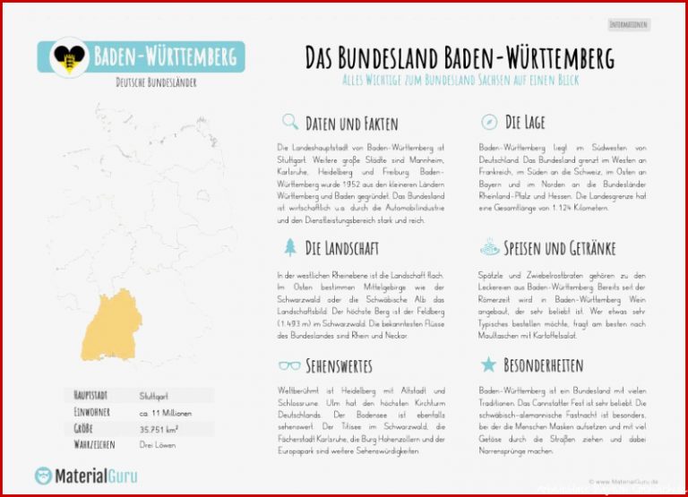 Unterrichtsmaterial Baden Württemberg