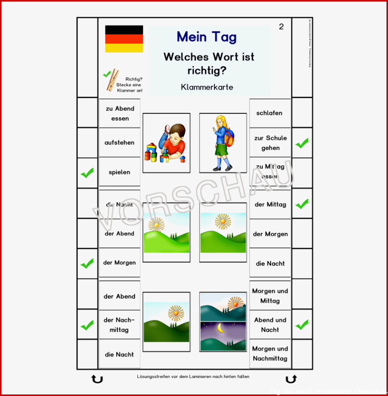 Unterrichtsmaterial für DaF DaZ zum Thema 