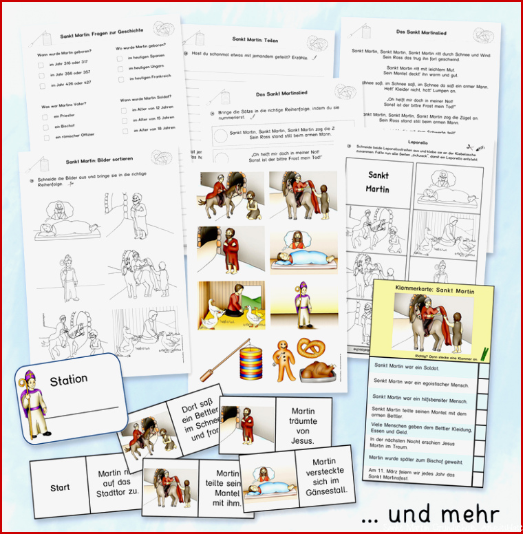 Unterrichtsmaterial für den Religionsunterricht zu Sankt zum Download Unterrichtsmaterial für den Religionsunterricht zu Sankt