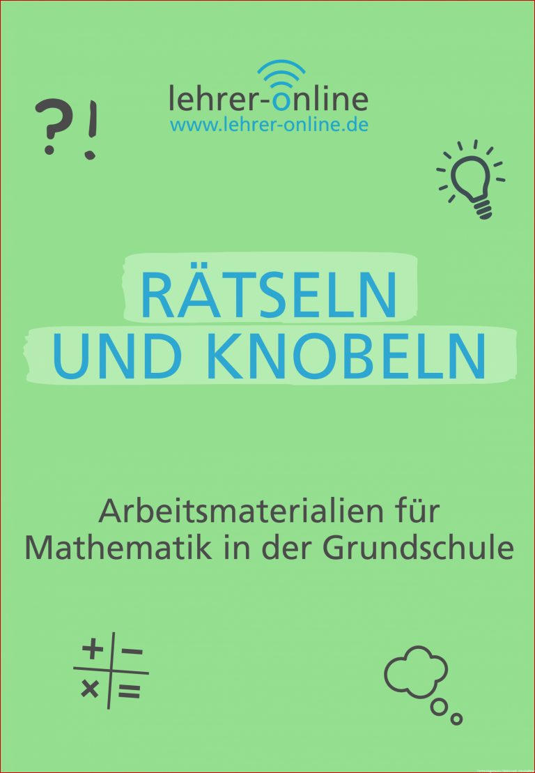 Unterrichtsmaterial für Vertretungsstunden Grundschule