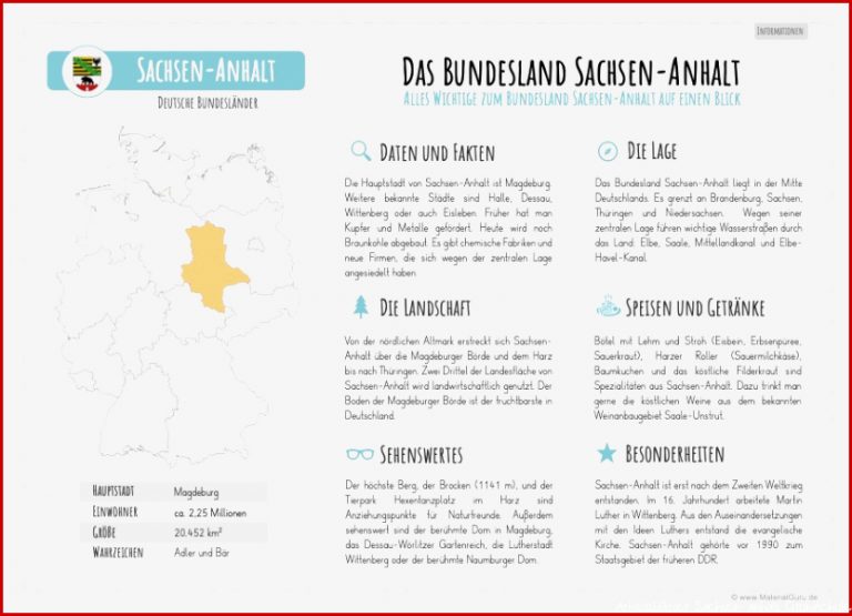 Unterrichtsmaterial Sachsen Anhalt MaterialGuru