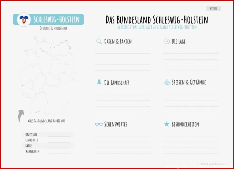 Unterrichtsmaterial Schleswig Holstein Materialguru