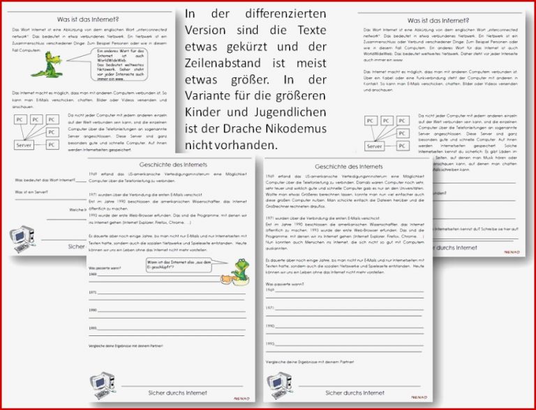 Unterrichtsmaterial Übungsblätter für Grundschule