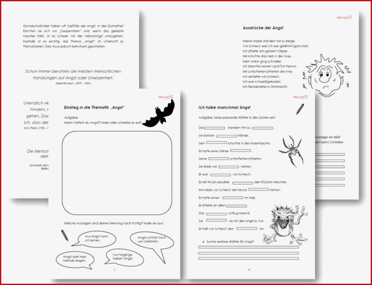 Unterrichtsmaterial Übungsblätter für Grundschule