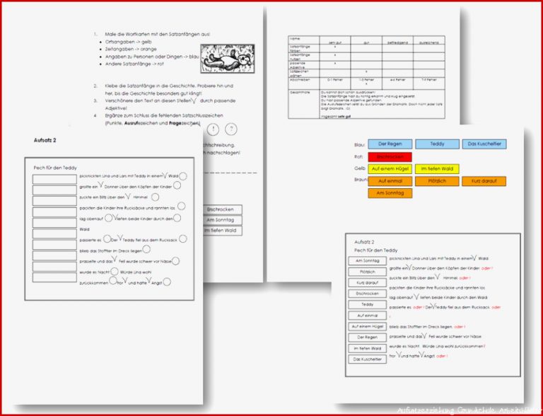 Unterrichtsmaterial Übungsblätter Für Grundschule