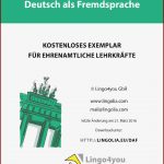 Unterrichtsmaterialien Für Ausländer – Deutsch Als