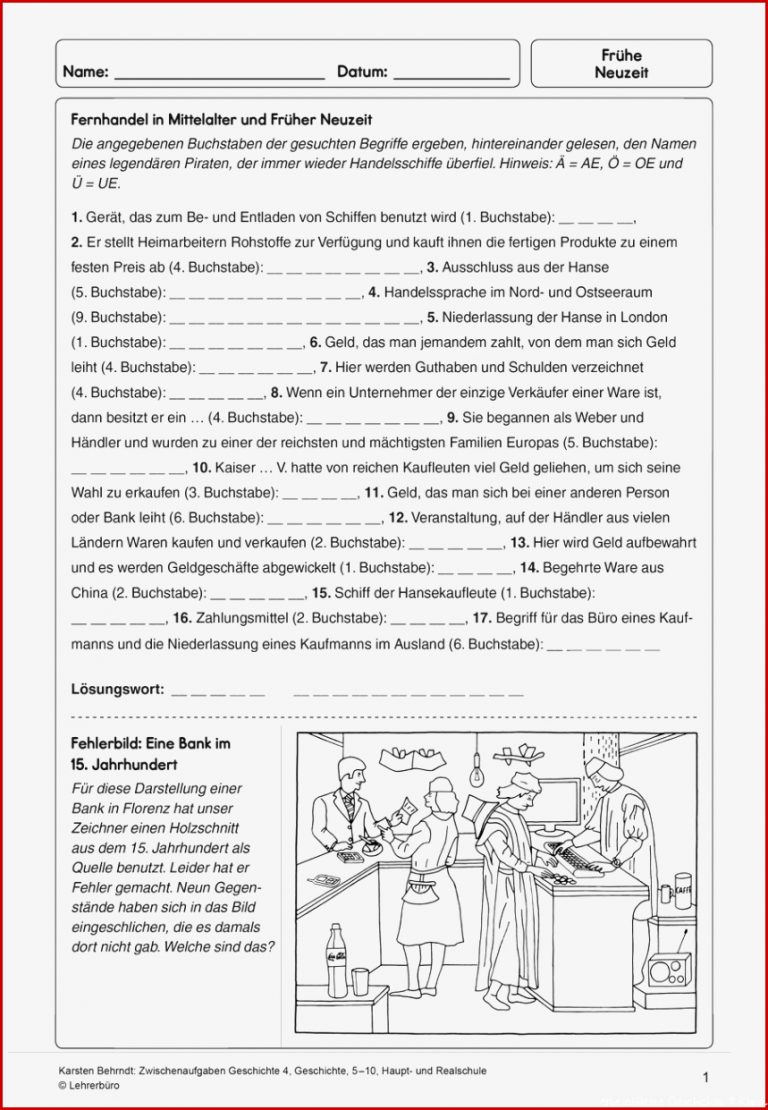 Unterrichtsmaterialien · Haupt & Realschule · Lehrerbüro