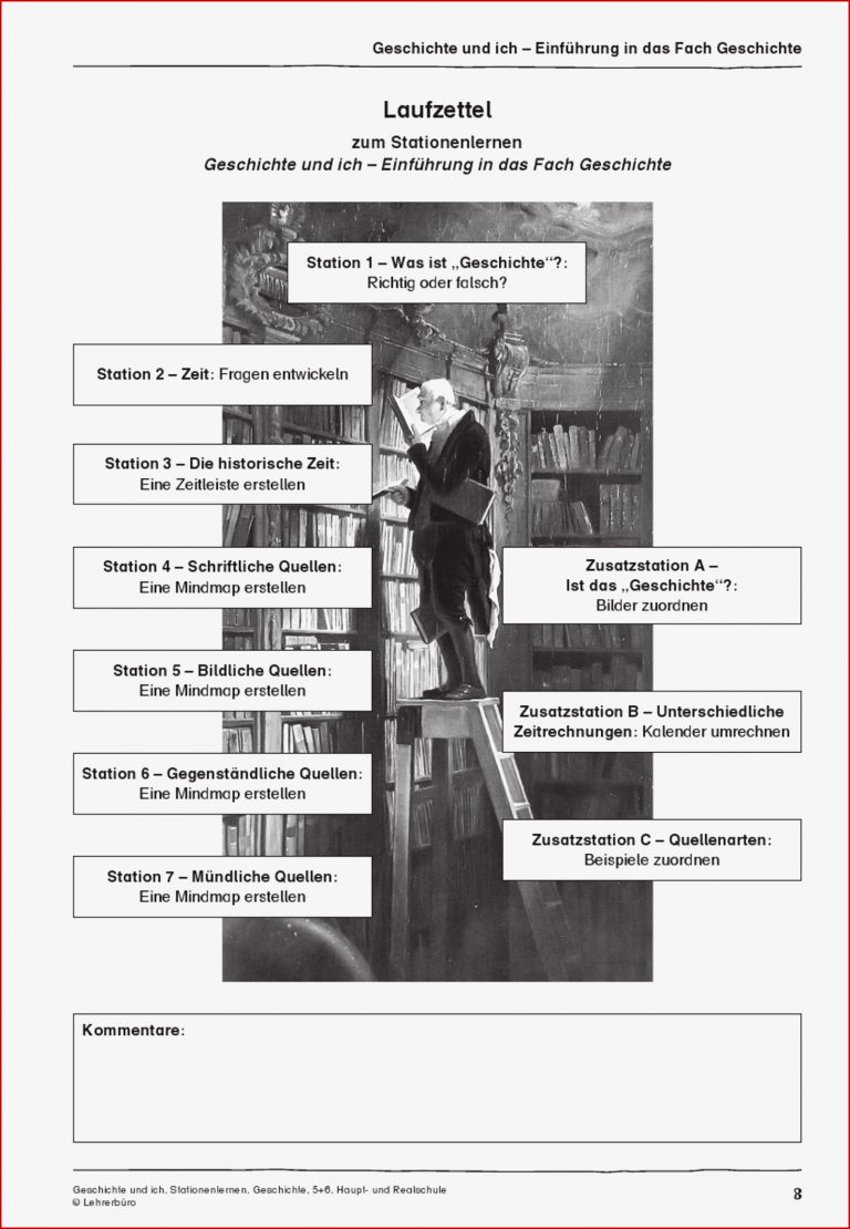 Ur und Frühgeschichte · Arbeitsblätter · Sekundarstufe I