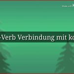 Verb Nomen Verbindung Mit Kommen