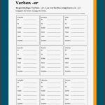 Verben Auf Er