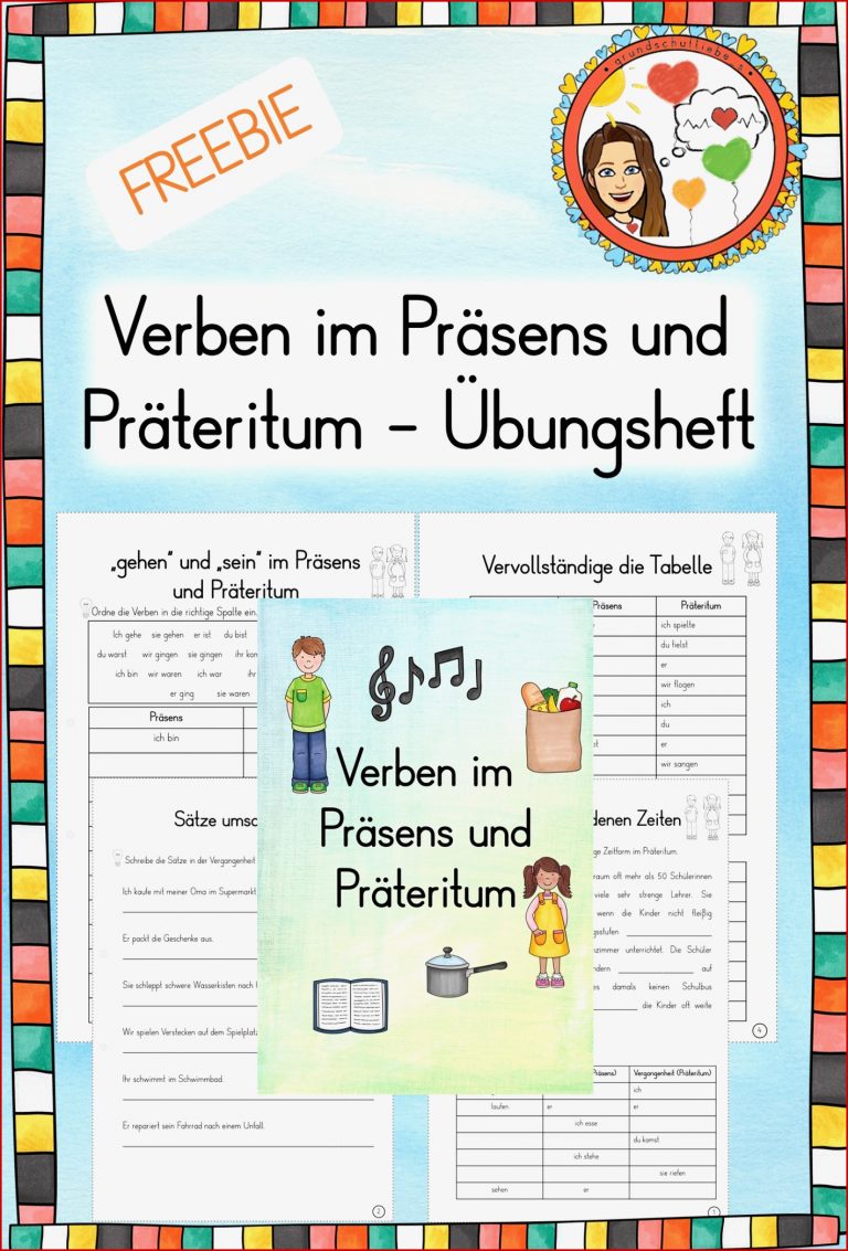💥 Verben im Präsens und Präteritum 💥 PDF