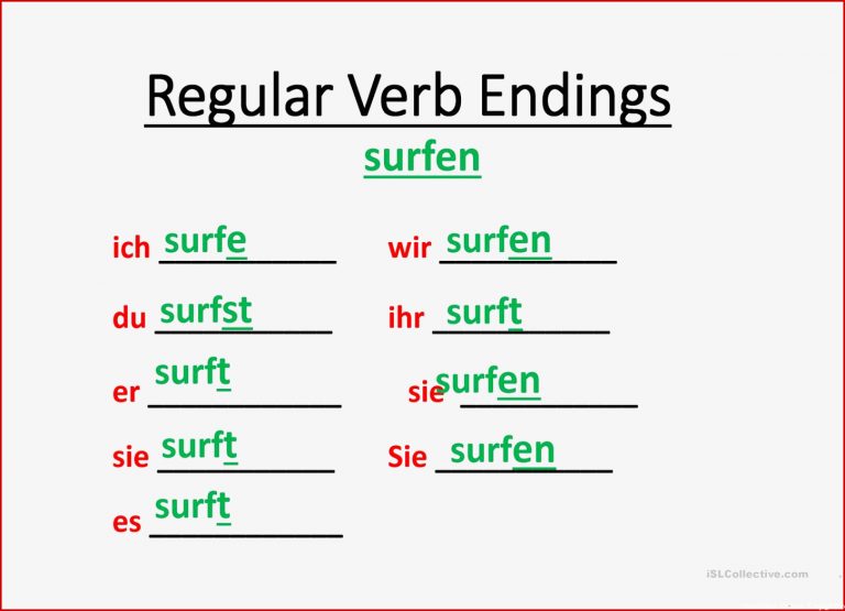 Verben Konjugieren Arbeitsblatt Free Esl Projectable