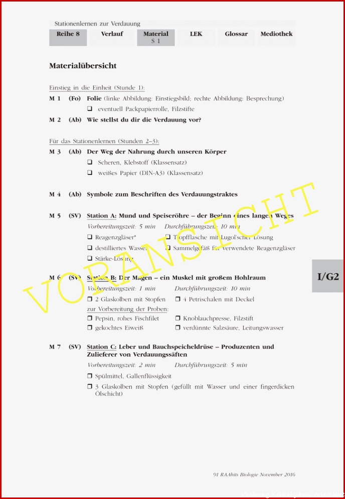 Verdauung Kohlenhydrate Arbeitsblatt