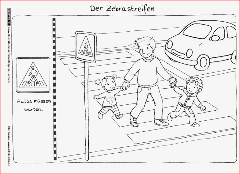 Verkehrserziehung Klasse 1 Arbeitsblätter Ideen