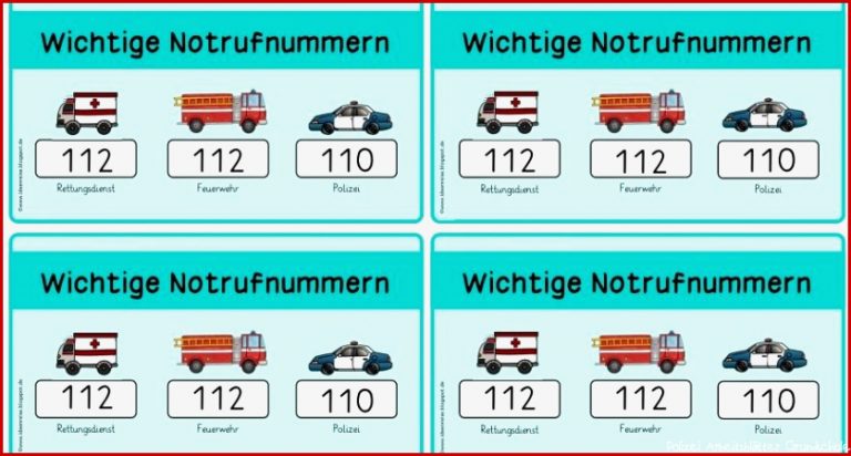 Verkehrserziehung Polizei Kindergarten Arbeitsblätter