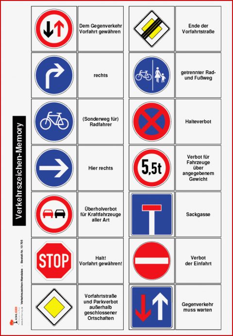Verkehrsschilder Lernen Grundschule Kinderbilder
