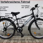 Verkehrssicheres Fahrrad