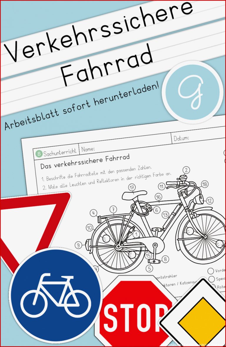 Verkehrssicheres Fahrrad