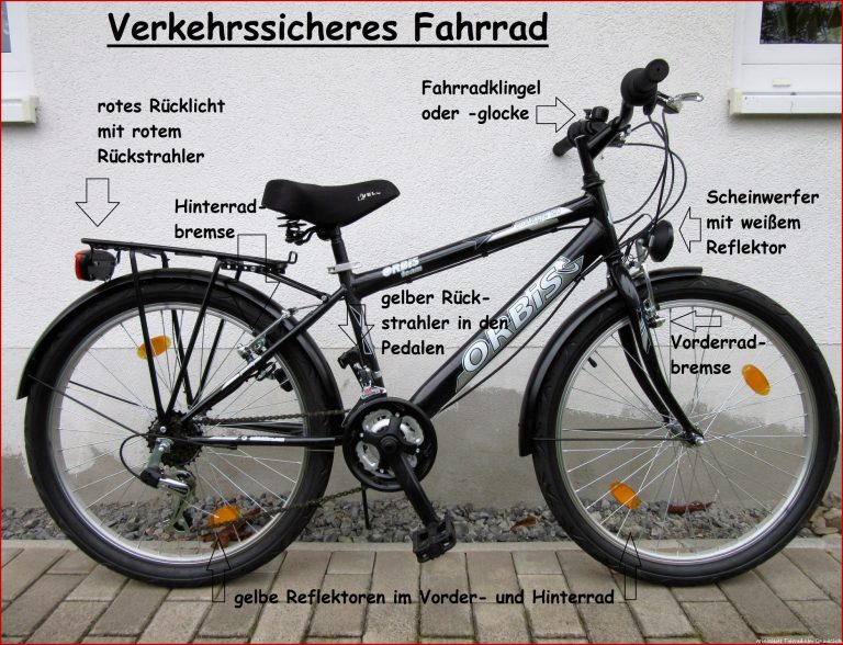 Verkehrssicheres Fahrrad