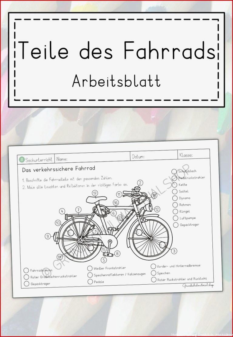 Verkehrssicheres Fahrrad Grundschule