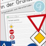 Verkehrszeichen Grundschule übersicht Tim Kane Schule