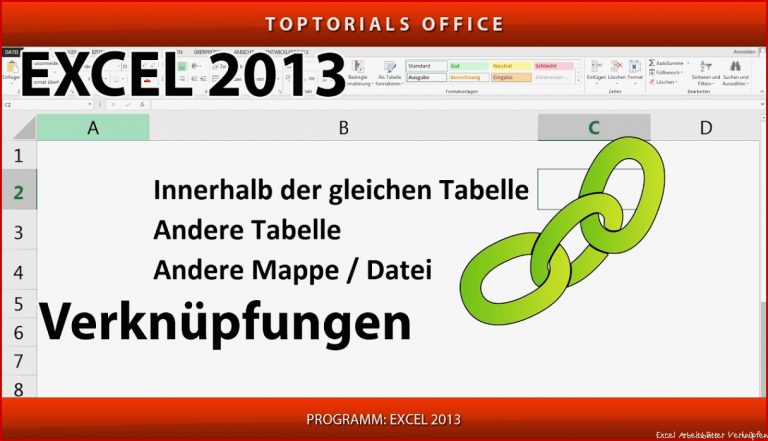 VerknÃ¼pfungen Auch Zu anderen Tabellen Und Mappen / Dateien (excel)