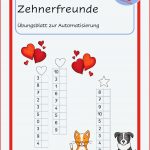 Verliebte Zahlen Grundschule Arbeitsblatt Kostenlos