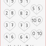 Verliebte Zahlen Herz Vorlage Mathematik
