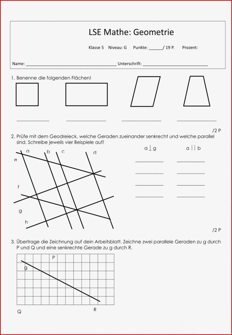 Vier Klassenarbeiten Klasse 5 Mathe auf vier Niveaus