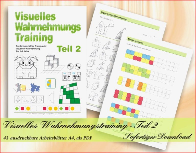 Visuelles Wahrnehmungstraining Teil 2