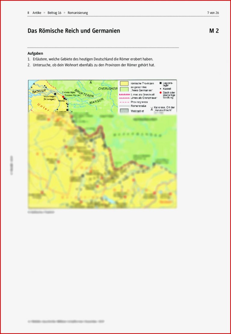 Vom Germanen Zum Römer – Romanisierung Zwischen