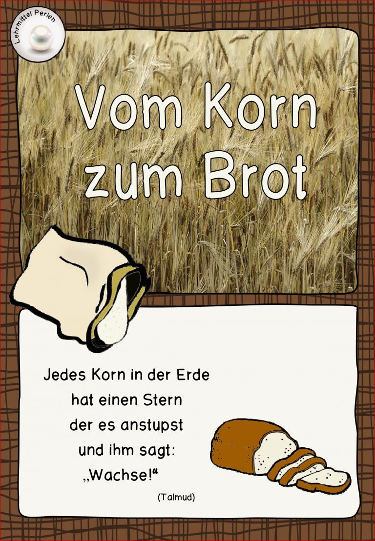 Vom Korn Zum Brot Grundschule Arbeitsblätter Worksheets